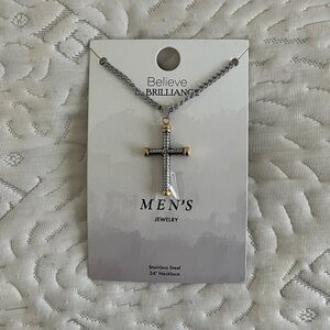 Men’s Cross Chain Stainless steel “24